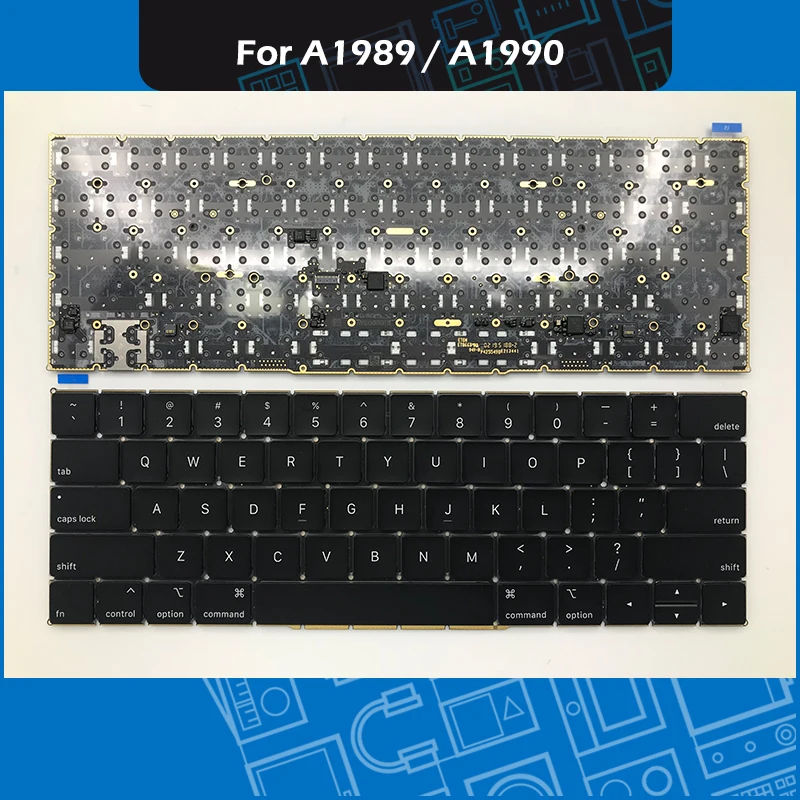 Новая клавиатура A1990 A1989 раскладка США для Macbook Pro retina 1" A1989 15" A1990 замена клавиатуры год EMC 3214 EMC 3215