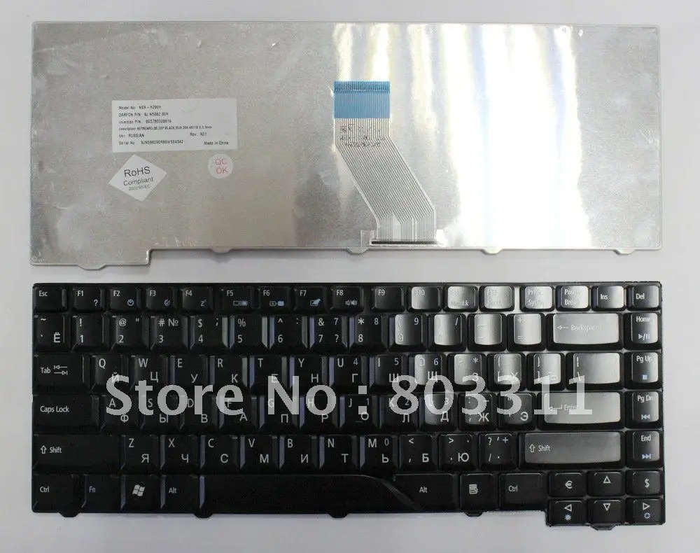 Бесплатная доставка и новые фирменные клавиатуры для ноутбука Acer Aspire 4520 4710 4720 4920