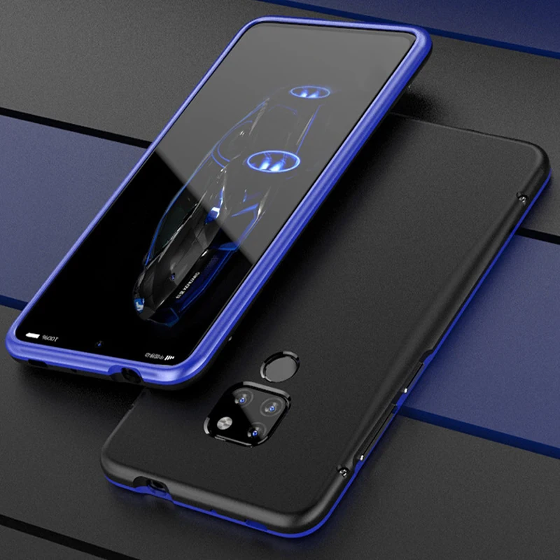 Чехлы для huawei mate 20, чехол с жесткой задней панелью, металлический бампер, бизнес-чехол для телефона huawei mate 20 HMA-AL00, металлический корпус