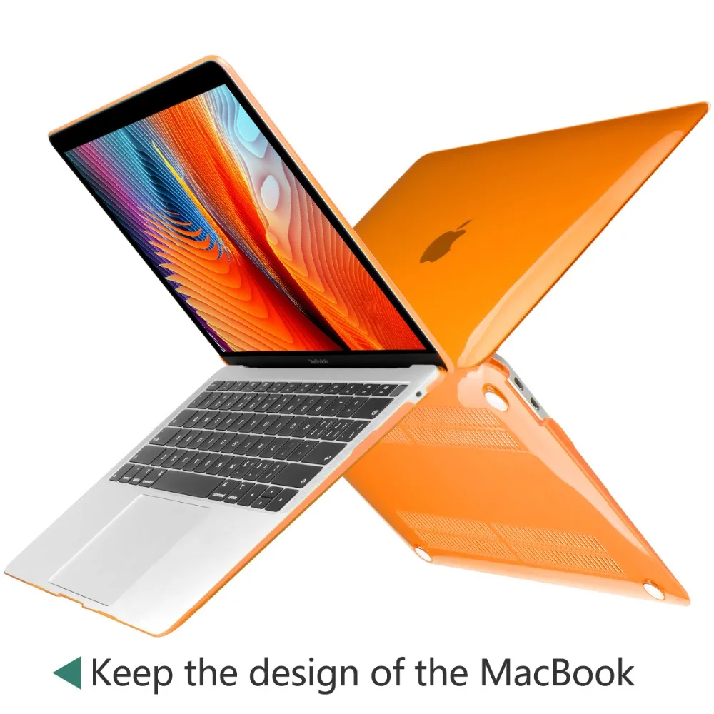 Прозрачный кристально чистый чехол для Macbook Air Pro retina 11 12 13 15 16 дюймов Touch Bar/Touch ID A2141 A1932 A1989 A2159