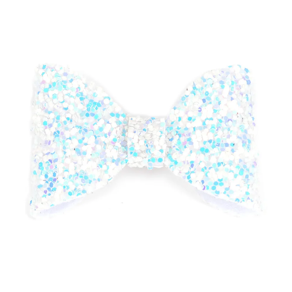 30pcs/lot 2inch Glitter Hair Bows Without Clip Handmade Mini Bow For DIY Crafting | Детская одежда и обувь