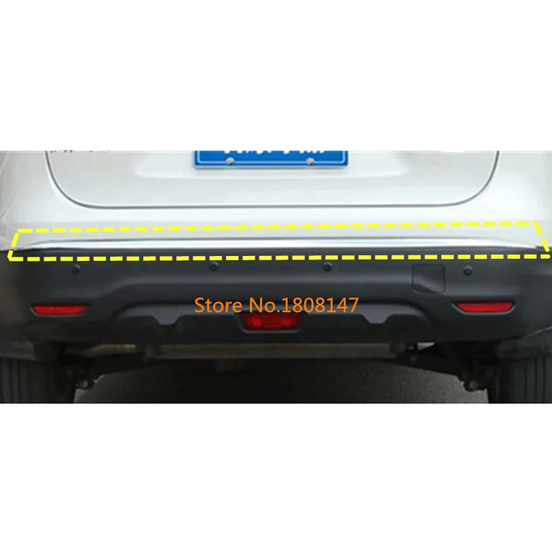 

Защитный бампер для кузова автомобиля, хромированная отделка из АБС-пластика, задняя часть, нижняя рамка, палка, 1 шт. для Nissan Qashqai J11 2016 2017 2018