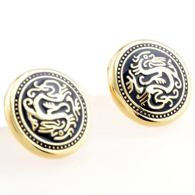 Мода запонки с драконом запонка 1 пара большая акция|dragon cufflinks|cufflink cuffcuff links |