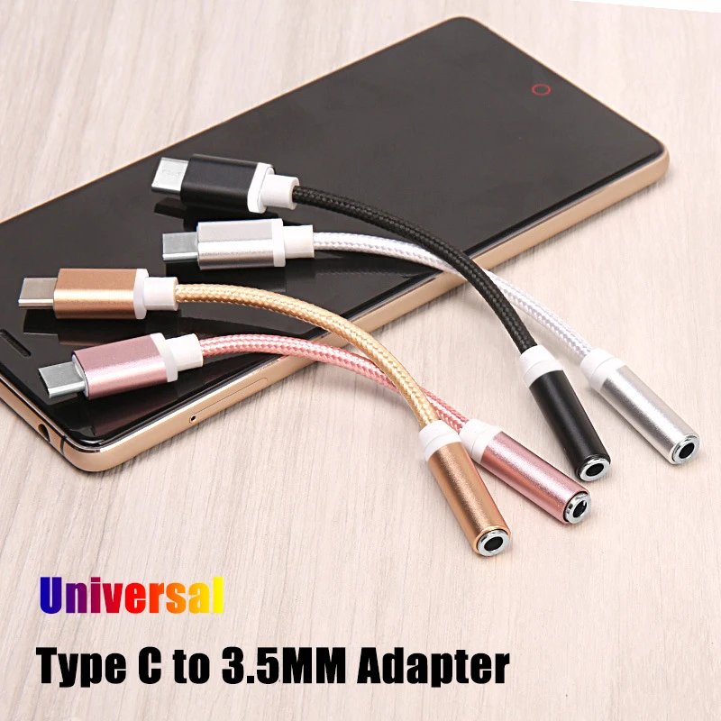 Популярный адаптер usb type-c для Xiaomi Mi 8 6 huawei Letv Leeco Le Max 2 S3 Pro 3 type C-jack 3,5 мм Кабель-адаптер для наушников