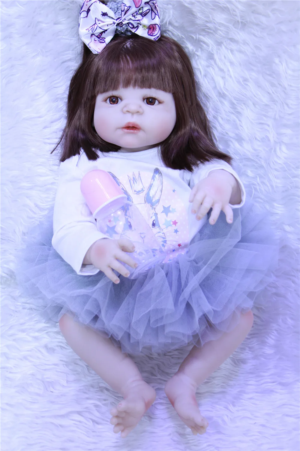 Кукла реборн DollMai полностью силиконовая кукла для девочек игрушки детей подарок
