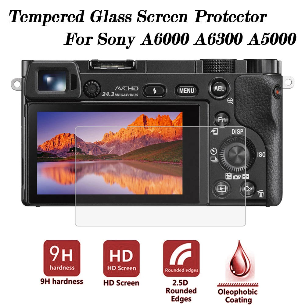 Защитное стекло для Sony A6000 A6300 A5000 закаленное защита экрана на камеру без