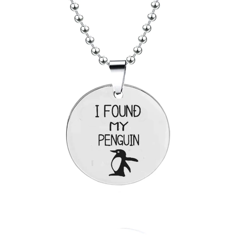 Брелок &quotYou Are My Penguin&quot брелок из нержавеющей стали для ключей подвеска пингвина
