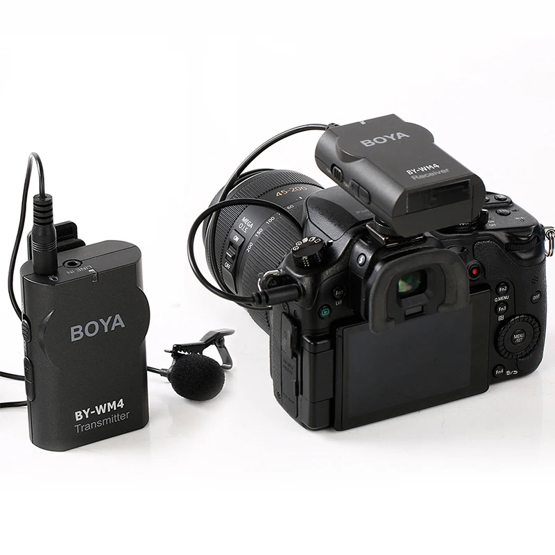 Беспроводной конденсаторный петличный микрофон BOYA для Canon Nikon Sony A7 GH5 цифровой