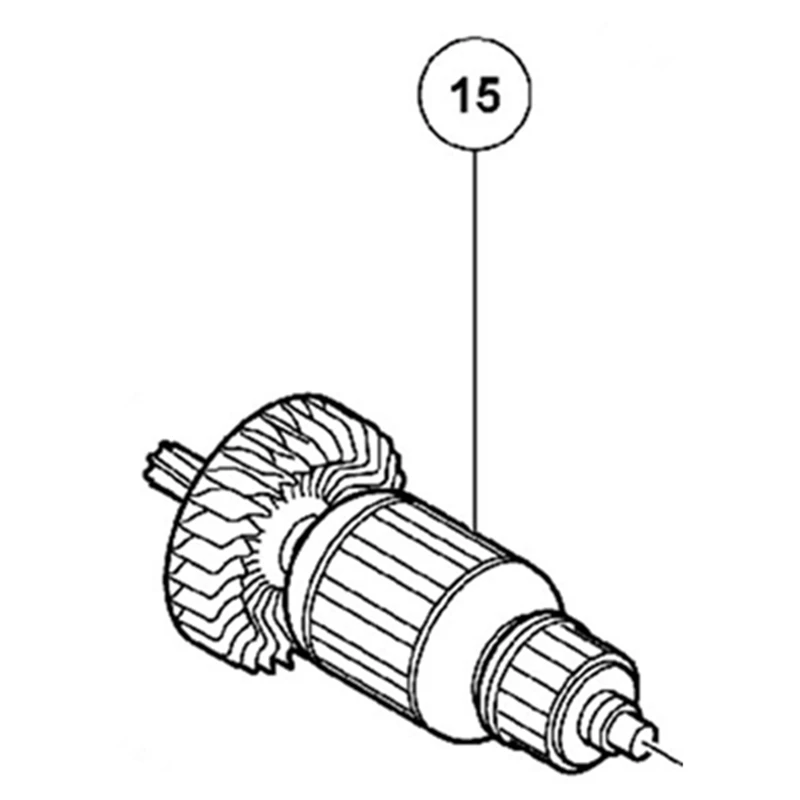 

ARMATURE 220V-240V Rotor 360757E 360757F For Hitachi SP18SB