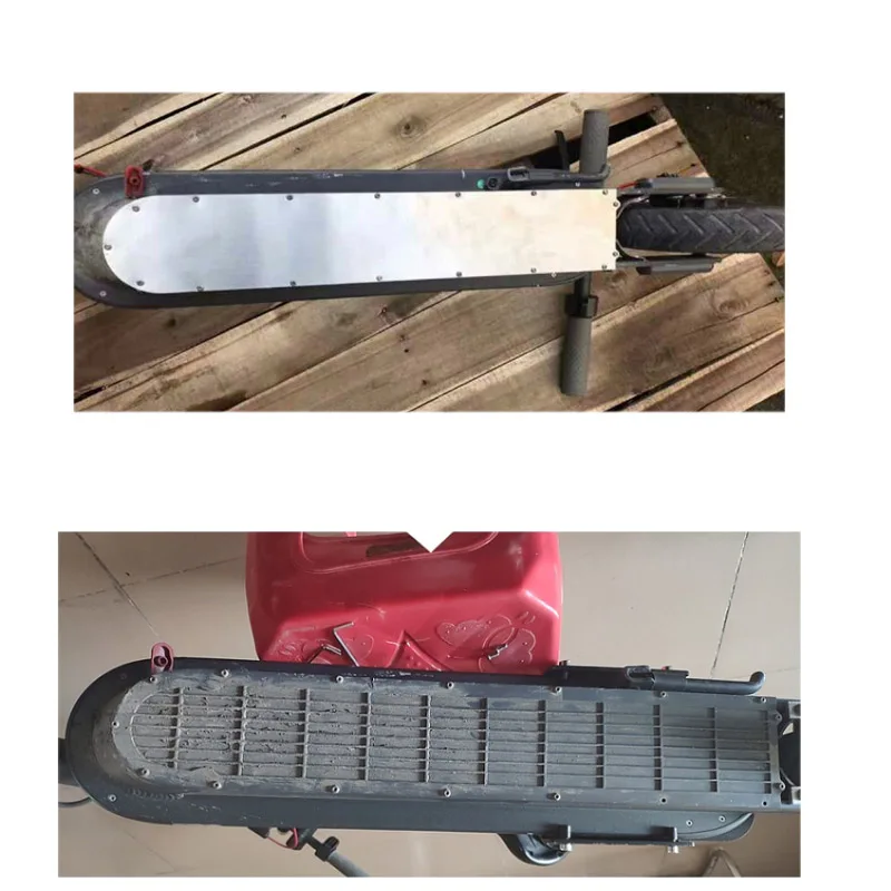 Чехол из нержавеющей стали 304 для скутера Xiaomi M365 нижняя защитная пластина против