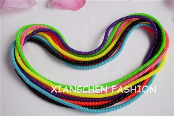 50 см длинные телефонный шнур волосы упругие волосы Scrunchies хвост держатель эластичная повязка для девочки волосы резинкой