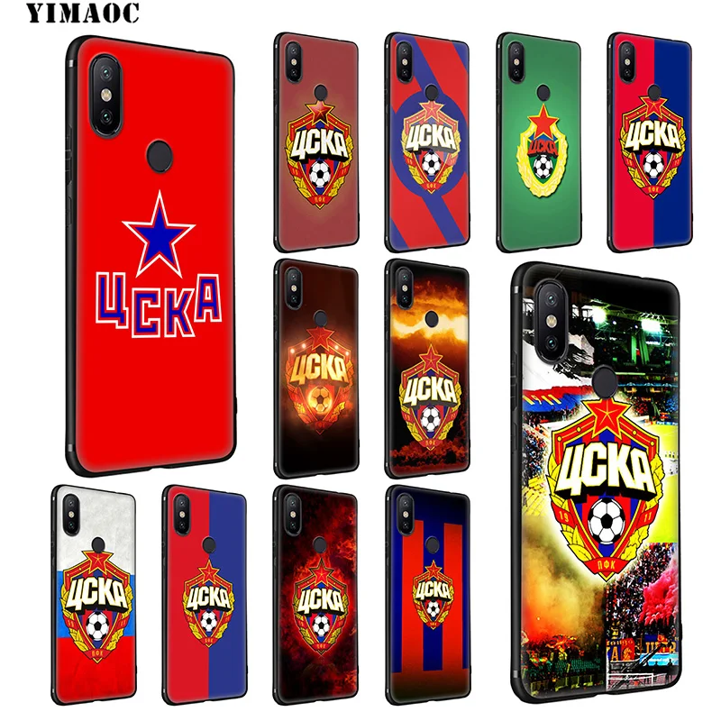 YIMAOC CSKA Moscow Soft Case for Xiaomi Mi 9T 9 8 Se 6 MAX 3 A1 A2 Lite MiA1 MiA2 CC9E CC9 6X 5X POCOPHONE F1 |