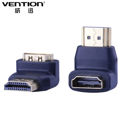 Vention! Высококачественный hdmi male HDMI female прямоугольный Узкий адаптер 1080p угол обзора
