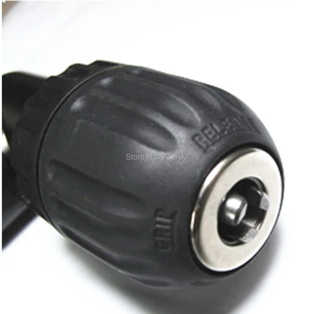 Новый 90 градусов под прямым углом начальник Keyless двигателя патрон дрели адаптер