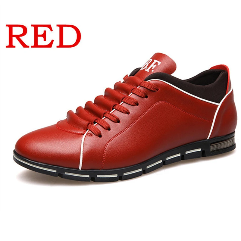 2022 Leather Shoes Men Luxury Brand Sneakers Casual Designer For Plus Size Homme Tenis | Обувь