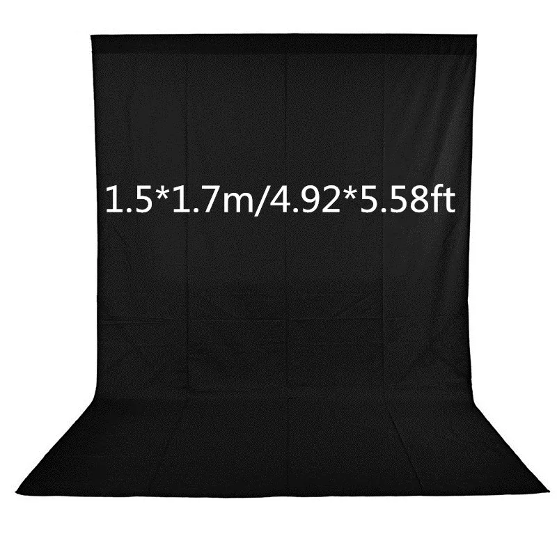 CY Фотография 1,5*1,7м Фоны для фотографии из нетканых материалов Черный экран Фоны для студии.