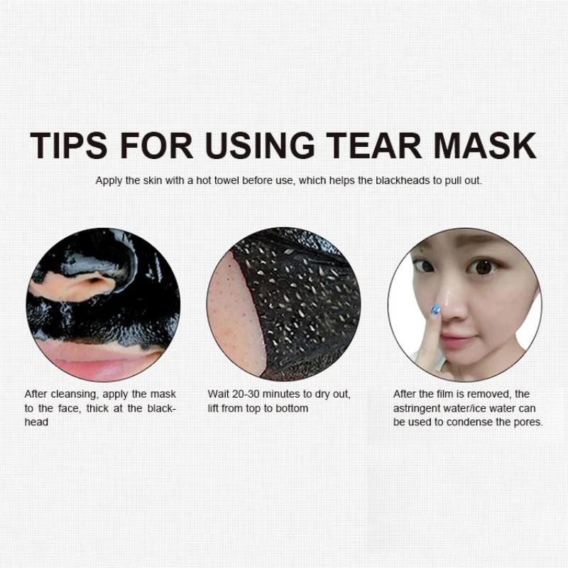 Бамбуковый уголь отшелушивающая маска blackhead жидкость для снятия Сужающий поры