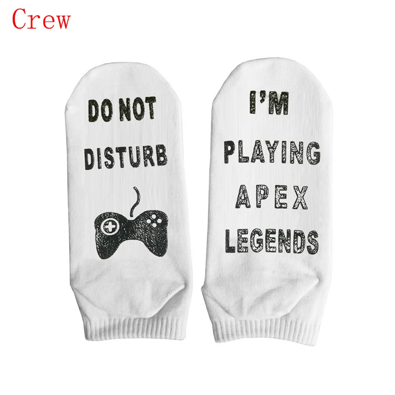 Style 4 Crew Горячая Распродажа, носки для игр, я играю в легенды APEX, реквизит для косплея, хлопковые короткие носки унисекс, весенне-летние аксессуары APEX - Цвет: Style 4 Crew