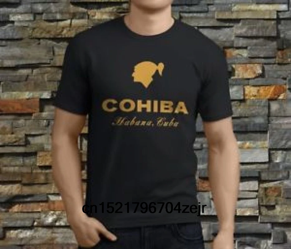 Мужская футболка Cohiba La Habana популярная Куба известная сигара Ретро черный L