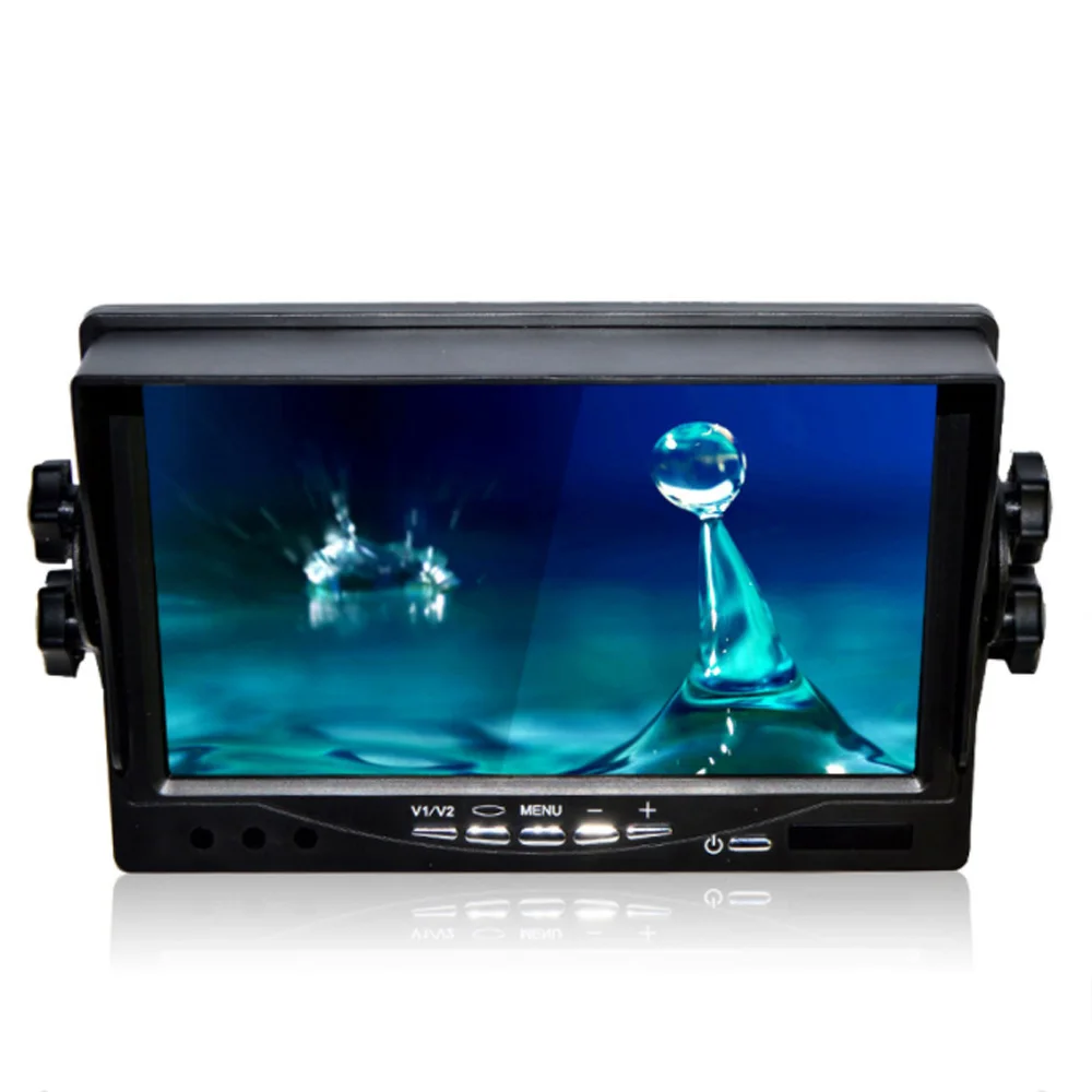 7 дюймовый TFT ЖК монитор DVD U образный кронштейн настольный экран HD Солнцезащитная