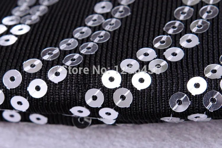 Bqueen 2017 новое черное Бандажное платье с блестками на одно плечо | Женская одежда