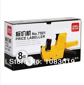 Новые ценные 7501 цена однорядный этикетировочные теги пулемет кодирования