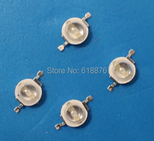 Светодиодный светильник высокой мощности для аквариума 10 шт. 3 Вт 2 ярко синий чип