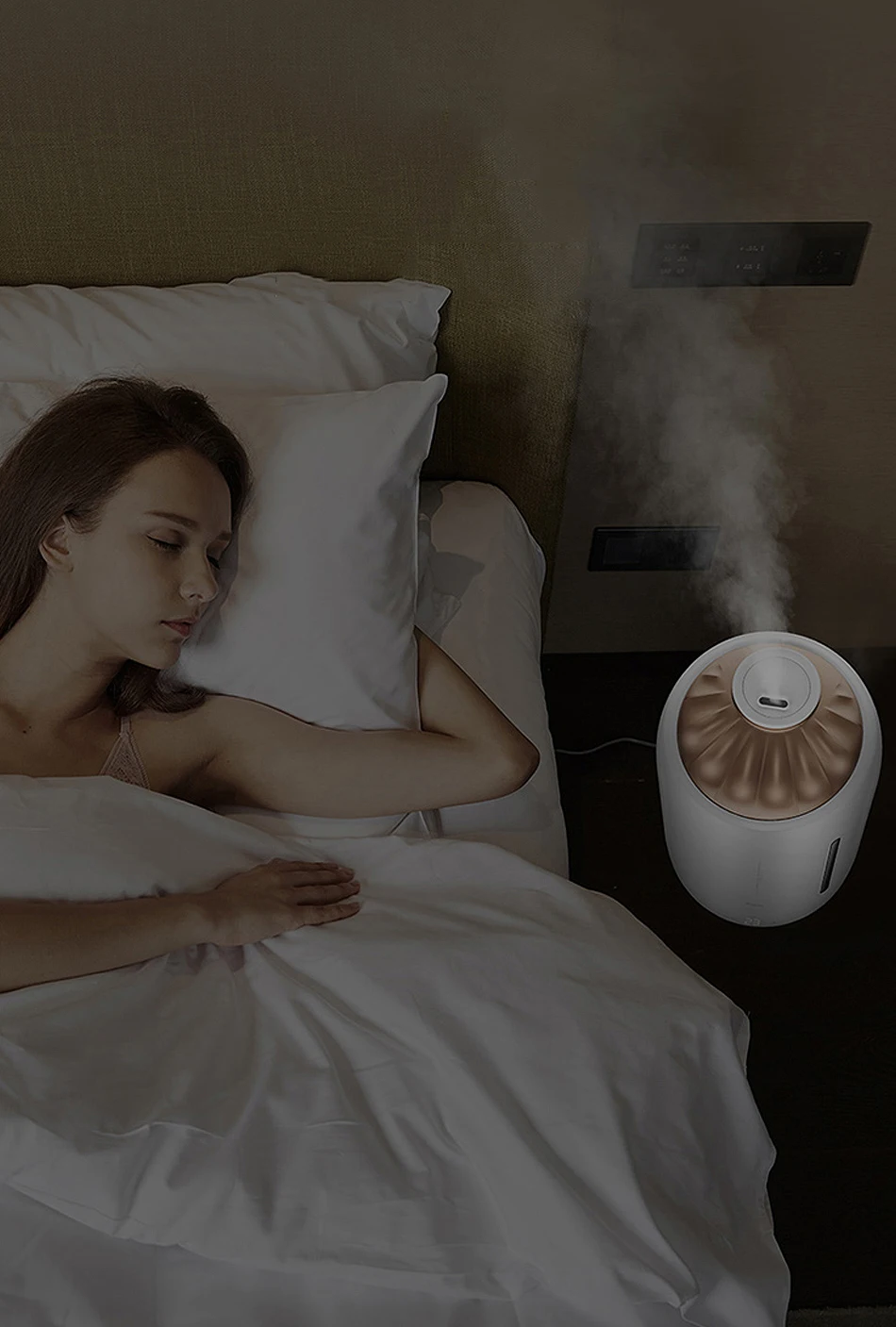 Xiao DEERMA DEM-F600 увлажнитель воздуха xiaomi Air Ху mi Арома mi st чайник эфирное масло Сенсорный экран mi Регулируемый туман 5L на России