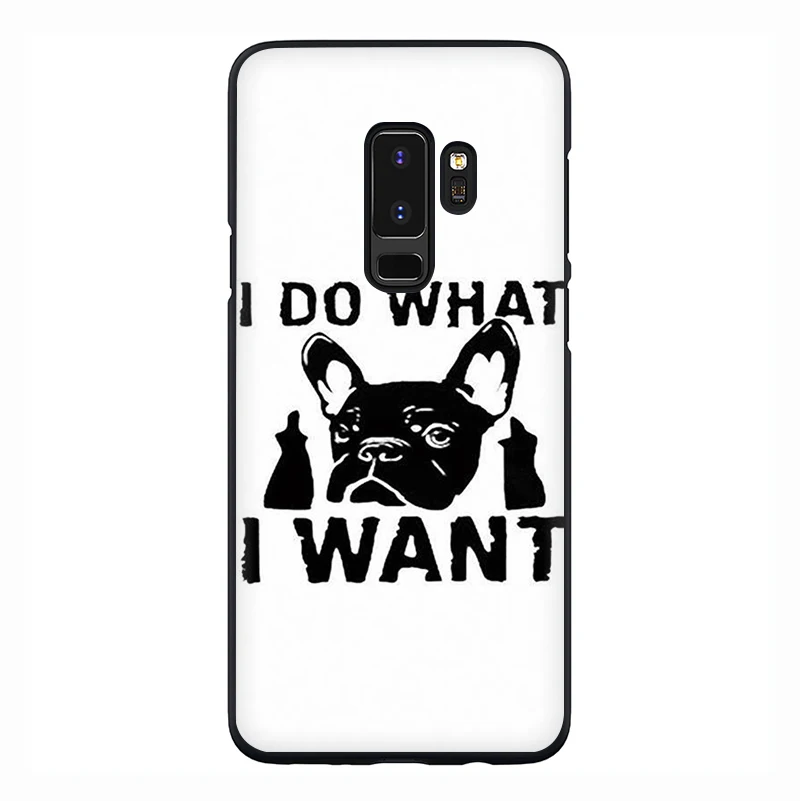 B1 Мягкий чехол для телефона с французским бульдогом и Мопсом для samsung Galaxy M10 20 30 S6 7 Edge S8 9 10 Plus Note8 9 - Цвет: B1
