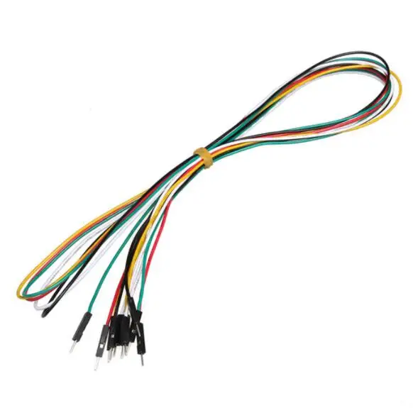 100pcs/lot 3pin 100cm M-M Male-Female F-F Jumper Wires 2.54mm DuPont Cable for DIY Electronic | Компьютеры и офис