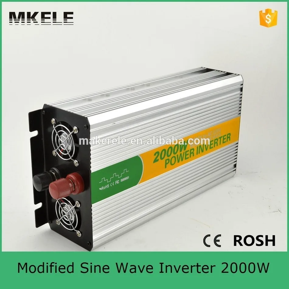 

MKM2000-122G convert modified sine 12v 220/230v power inverter 2000w tbe inverter with inverter fan built-in the fuse