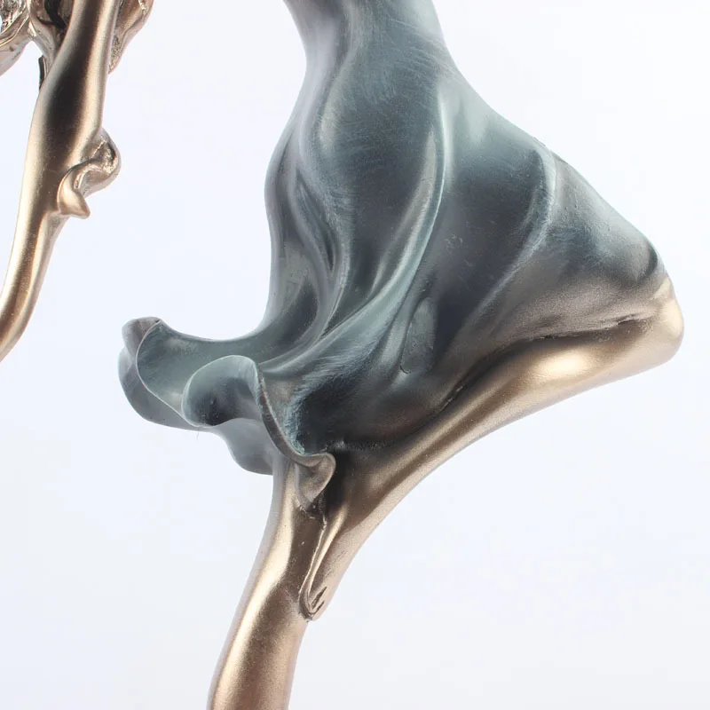 Художественная скульптура из смолы 13 дюймов для балета и танцев дома гостиной