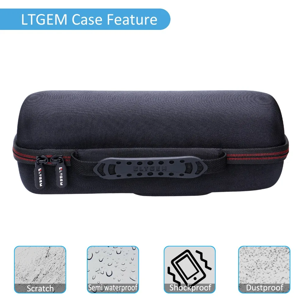 LTGEM Жесткий Чехол для JBL Charge 4 Портативный водонепроницаемый беспроводной bluetooth-динамик. Подходит для usb-кабеля и зарядного устройства