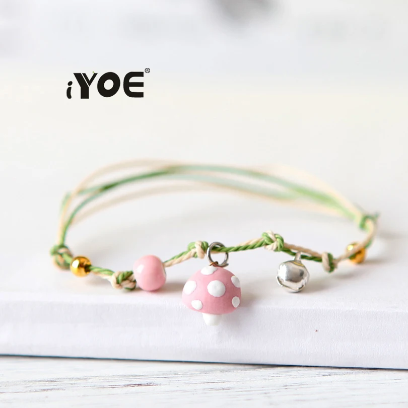 IYOE браслет ручной работы с керамическими бусинами браслеты для женщин детей