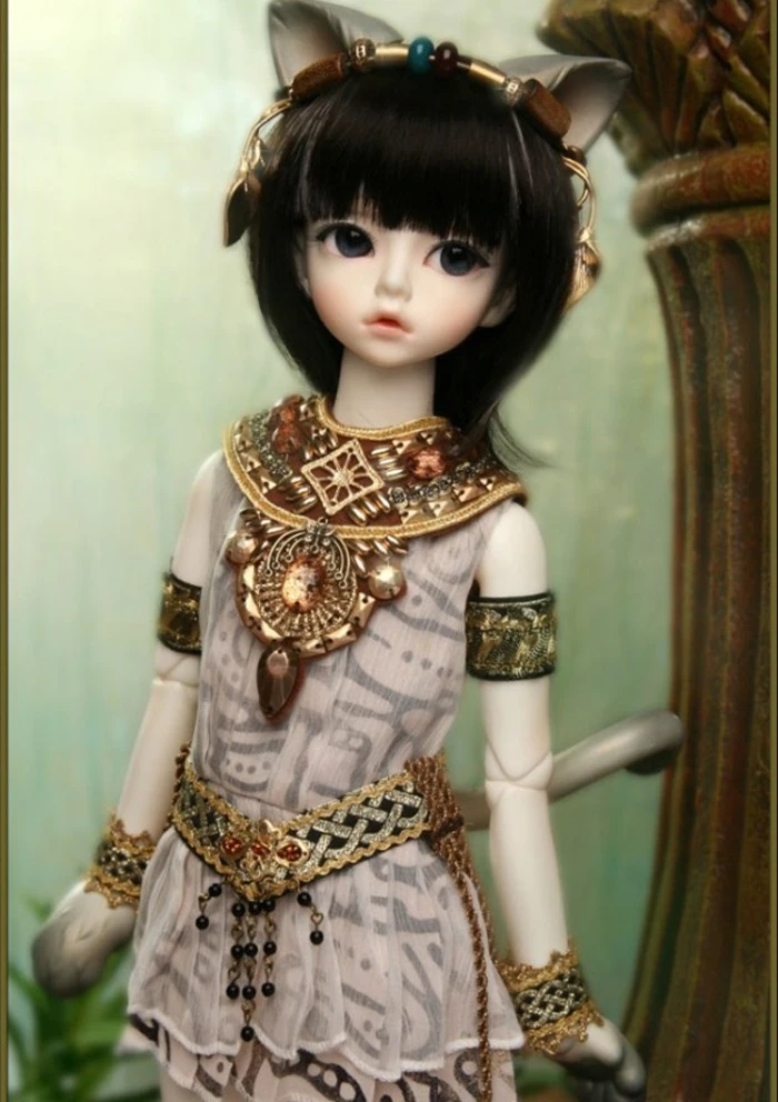 HeHeBJD 1/4 Фантастическая кукла Trond& Kivi-dements of Cats free eyes fullset