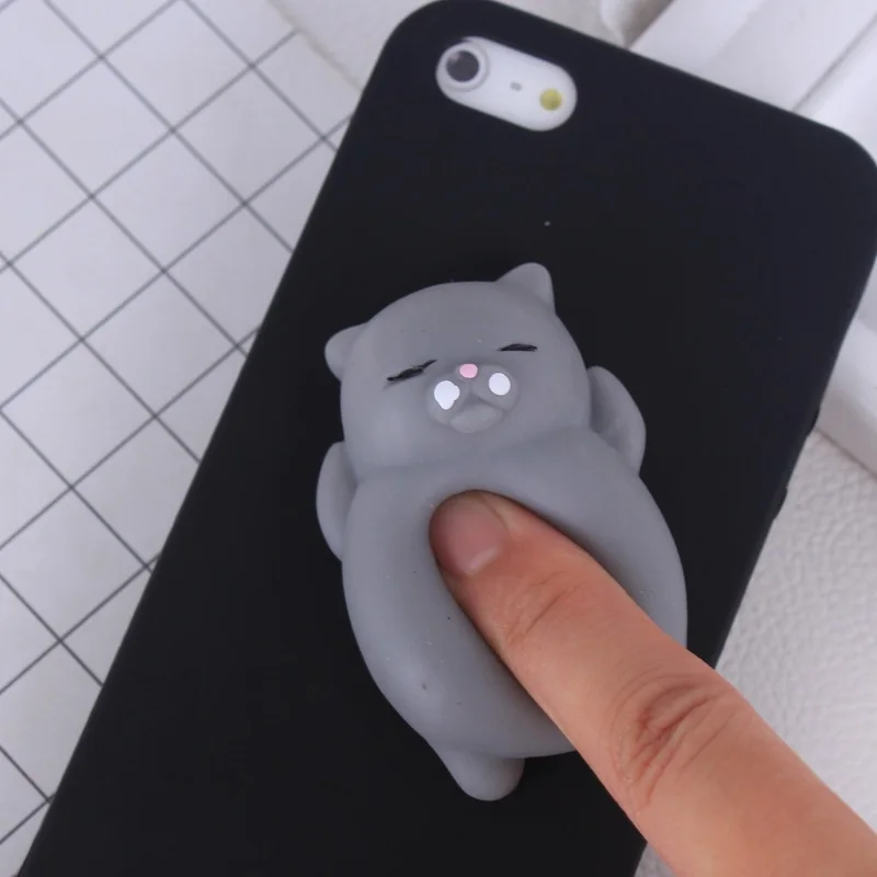 Нажимной чехол для телефона iphone 6 морской лев 3D игрушки мягкий 6s 7 Plus |