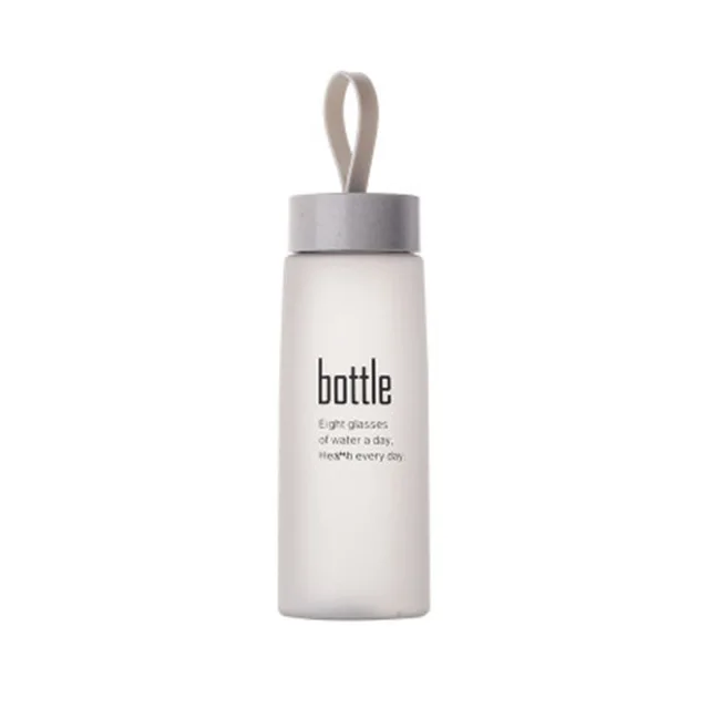 bottle 500ml Gray 1000 мл/600 мл большая емкость Спортивная бутылка для фруктового лимонного сока прозрачная портативная пластиковая бутылка для воды - Цвет: bottle 500ml Gray
