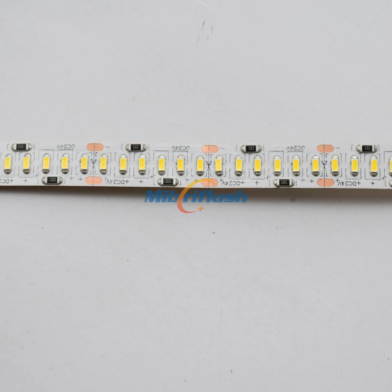 12-14 лм/светодиодный 24 в 3014 SMD Светодиодная лента 240 светодиодный s/M Вт/м IP20