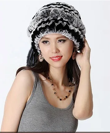 Осенне-зимние женские меховые шапки ручной работы | Аксессуары для одежды