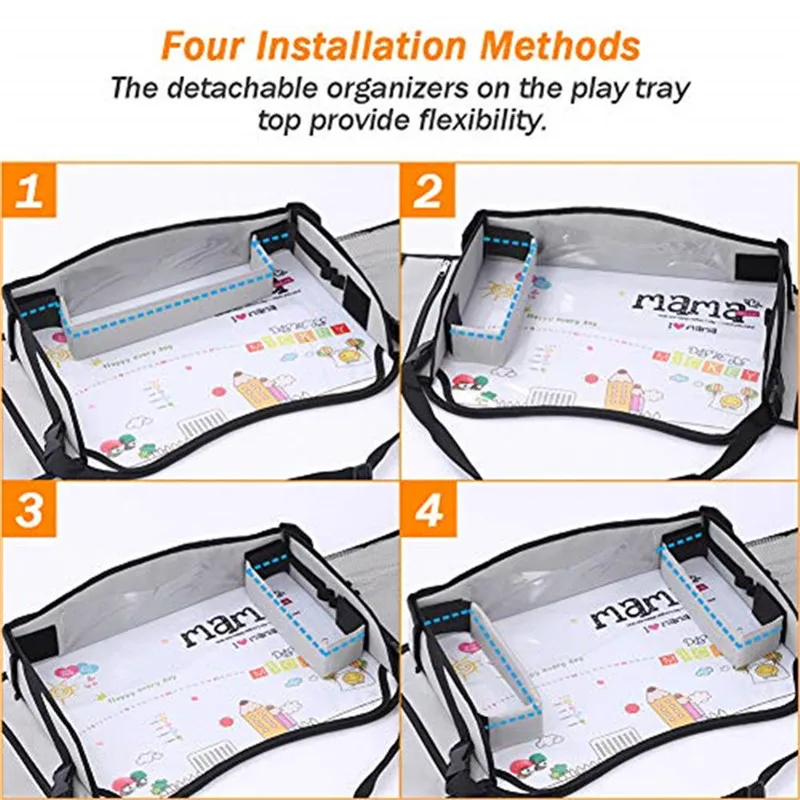 Детский дорожный поднос автомобильное сиденье закуска органайзер для малышей