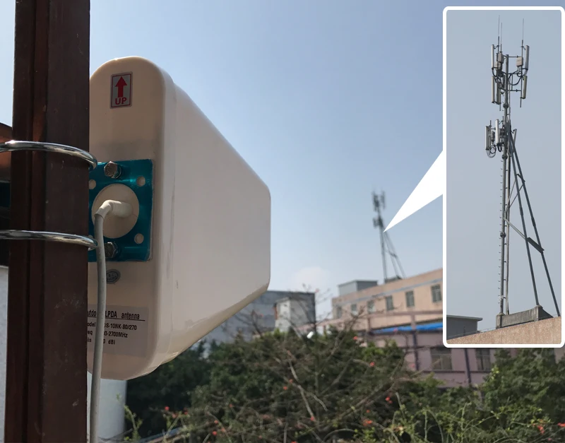 Комплект антенн GSM CDMA 3G WCDMA 4G LTE для усилителя сигнала периодическая антенна 10 дБи +