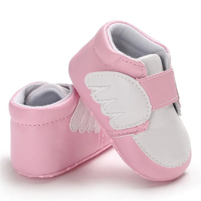 

Baby Boy Girl Angel Wings Booties Shoes Prewalkers Newborn Baby First Walkers Shoe Infant Toddler Pony Wing Toddler Boots