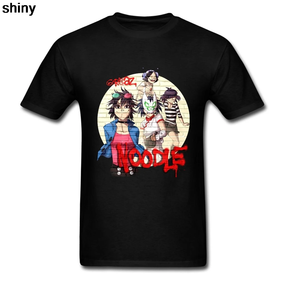 Новый Gorillaz Майка Горячие Продажа мужская Футболка 100% Хлопок мода Лето Футболки