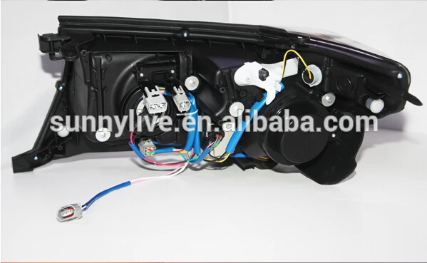 Для Toyota Land Cruiser LC200 FJ200 2008 2013 год LED head lamp черный корпус|led housing|lamp housingtoyota land cruiser |