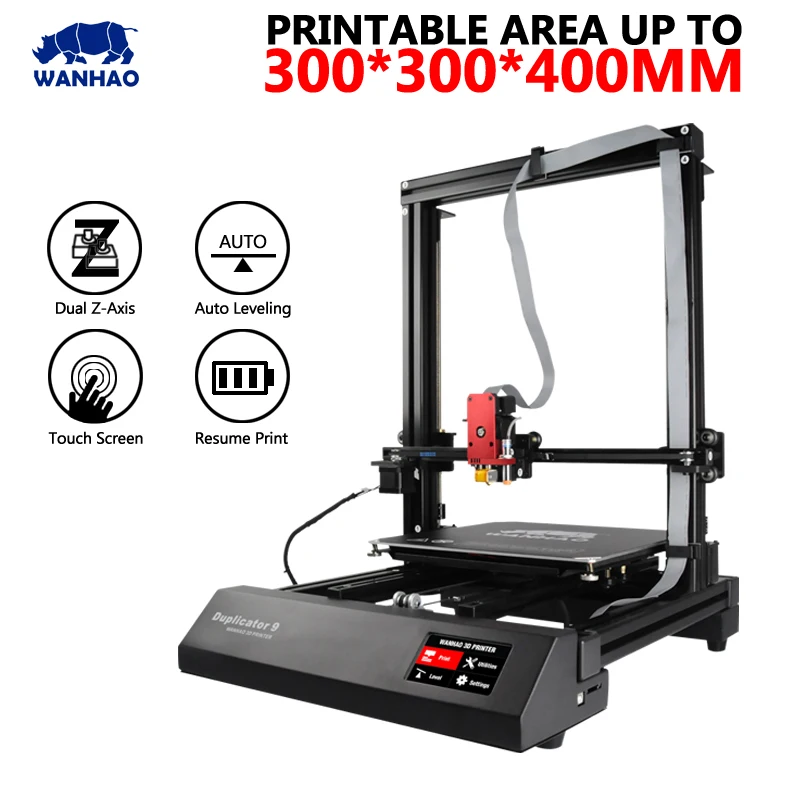 2018! Wanhao новейший дубликатор для 3D-принтера 9 300 MARK I -smart и Цифровой FDM 3D-принтер
