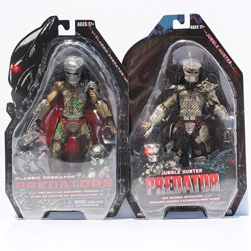 Экшн фигурка хищника NECA Классическая Хищник на 25 ю годовщину Охотник джунглей Коллекционная модель игрушка
