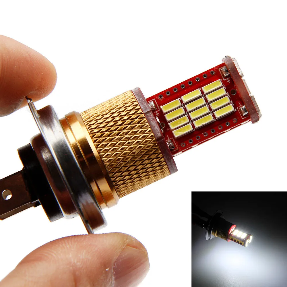 Комплект из 2 предметов белый Универсальная автомобильная H7 4014 Chip 12V 33 SMD