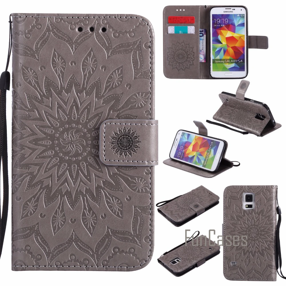 Рельефный чехол с изображением цветов и СПС coque samsung Galaxy S3 SIII i9300 fundas S5 S4 + держатель
