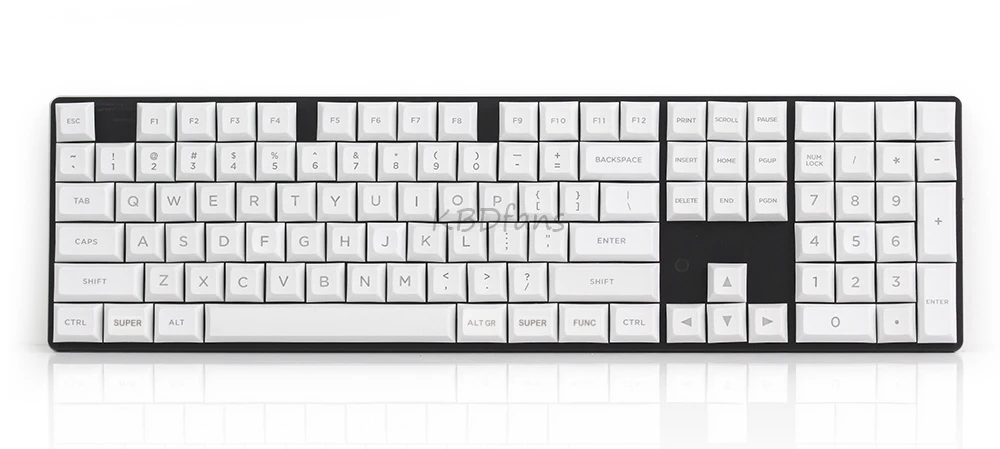 Топ Печатный dsa pbt keycap для механической клавиатуры 108 клавиш iso полный набор dolch keycaps ключи corsair bfilco minila