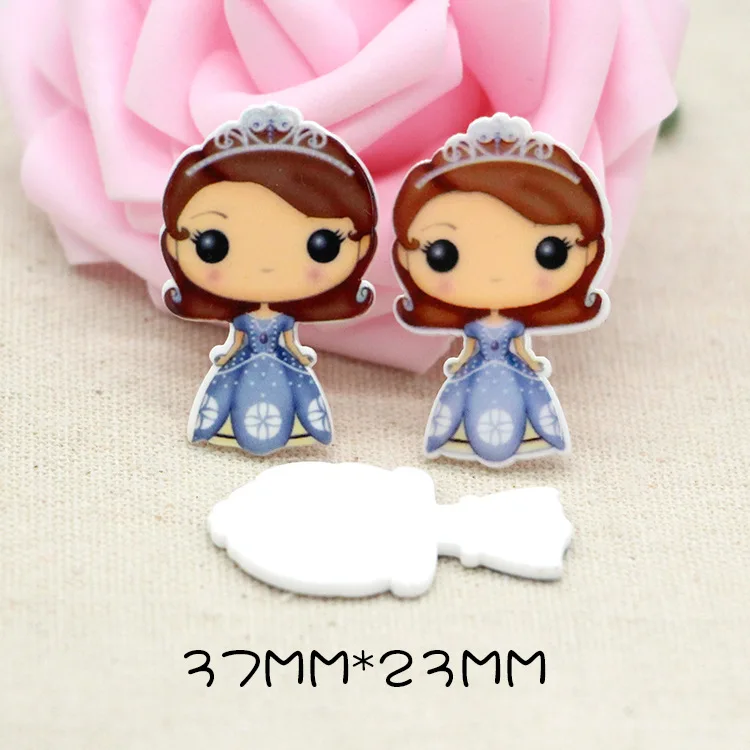 Лазерный 10pcs/lot flat back planar resin princess cartoon DIY resin cabochons accessories for diy mobile phone case headband - Цвет: Лазерный